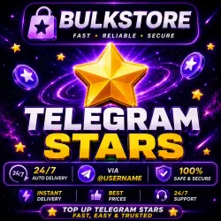 24/7 - AUTO DELIVERY OF TELEGRAM STARS - VIA @USERNAME