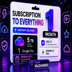 Google AI Pro 18 MONTHS | Gemini 3.1 Pro + Veo + 5TB | Antigravity [Auto-delivery] (copy) (copy)