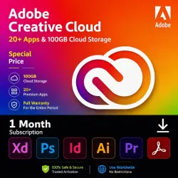 Adobe Creative Cloud Activation Key valid for 1 months