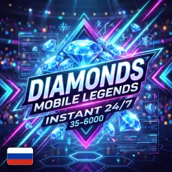 Mobile Legends Diamonds by ID | Instant 24/7 | Russia