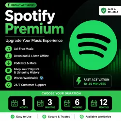 Spotify Premium Subscription | 1, 3, 6 & 12 Months