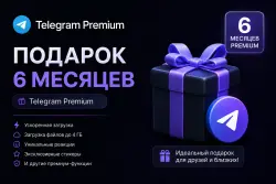 Telegram Premium — 6 months | gift