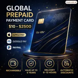 Global Prepaid Card | $10–$2500 | Instant | Recharge | 5 Years