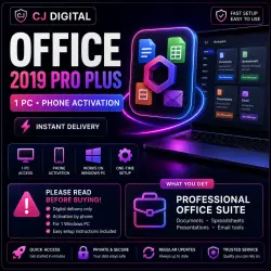 Office 2019 Pro Plus | 1 PC | Phone Activation | Instant Delivery