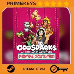 Oddsparks: An Automation Adventure - Tailor's Animal Costumes Pack (DLC) Steam key/Gift (PC) GLOBAL