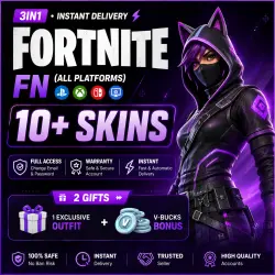 [3in1] / INSTANT • Fortnite Account (All platforms) [10+ skins] | Full access | Warranty | 2 GIFTS