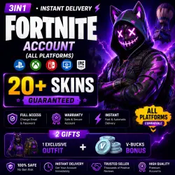 [3in1] / INSTANT • Fortnite Account (All platforms) [20+ skins] | Full access | Warranty | 2 GIFTS