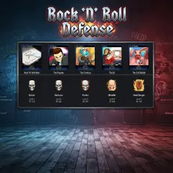 Rock 'N' Roll Defense Card Set 100 XP Automatic delivery