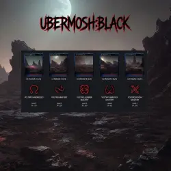 UBERMOSH:BLACK Card Set 100 XP Automatic delivery