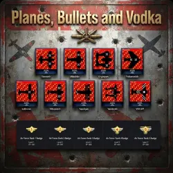 Planes, Bullets and Vodka Card Set 100 XP Automatic delivery