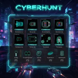 Cyberhunt Card Set 100 XP Automatic delivery