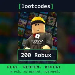 Roblox Gift Card — 200 Robux — Global — скриншот 1