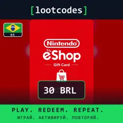 Nintendo eShop Gift Card — BRL 30 — Nintendo Switch — Brazil
