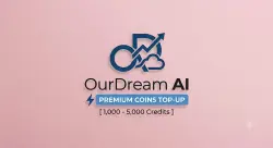 OurDream AI Premium Coins Top-Up [1,000 - 5,000 Credits]