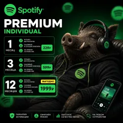 24/7 SPOTIFY PREMIUM Individua | On Your Account | 1-12 Months
