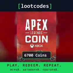 Apex Legends Coins — 6700 Coins — Xbox — Global