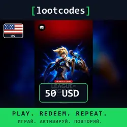 League of Legends — $50 USD — Mobile — United States