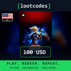 League of Legends — $100 USD — Mobile — United States