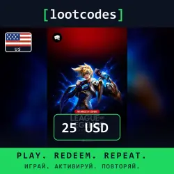 League of Legends — $25 USD — Mobile — United States