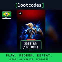 League of Legends — 3355 RP (100 BRL) — Brazil