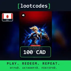 League of Legends — CAD 100 — Canada