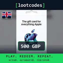 Apple Gift Card — GBP 500 — United Kingdom