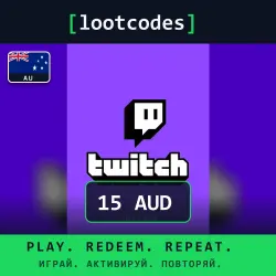 Twitch Gift Card — AUD 15 — Australia