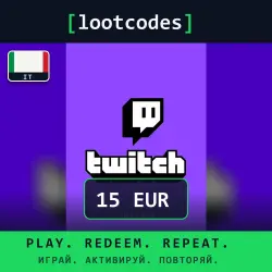 Twitch Gift Card — EUR 15 — Italy