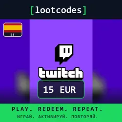 Twitch Gift Card — EUR 15 — Spain