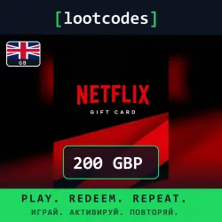 Netflix Gift Card — GBP 200 — United Kingdom