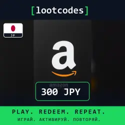 Amazon Gift Card — JPY 300 amazon.jp — Japan