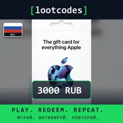 Apple Gift Card — RUB 3000 — Russia