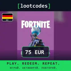 Fortnite Gift Card — EUR 75 — Epic Games Store — Germany