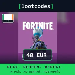 Fortnite Gift Card — EUR 40 — Epic Games Store — Ireland