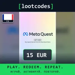 Meta Quest Gift Card — EUR 15 — France