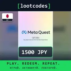 Meta Quest Gift Card — JPY 1500 — Japan