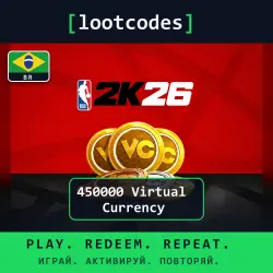 NBA 2K26 - Virtual Currency Gift Card — 450000 Virtual — Xbox Series X|S — Brazil
