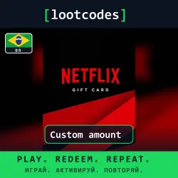 Netflix Gift Card — Custom amount — Brazil