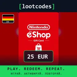 Nintendo eShop Gift Card — EUR 25 — Nintendo Switch — Germany