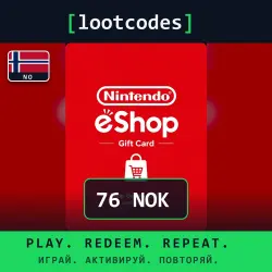 Nintendo eShop Gift Card — NOK 76 — Nintendo Switch — Norway