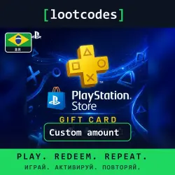 PlayStation Store Gift Card — Custom amount — Brazil