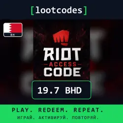 Riot Cash Gift Card — BHD 19.7 Riot Access — Riot Games — Bahrain