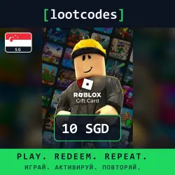 Roblox Gift Card — SGD 10 — Singapore, лот №288418