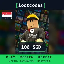 Roblox Gift Card — SGD 100 — Singapore — скриншот 1