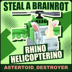 Rhino Helicopterino Mythic [любая мутация] — Steal a Brainr… — Roblox, лот №214112