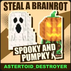 Spooky and Pumpky Secret [любая мутация] — Steal a Brainrot — Roblox, лот №214144