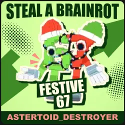 Festive 67 Secret [любая мутация] — Steal a Brainrot — Roblox, лот №214153