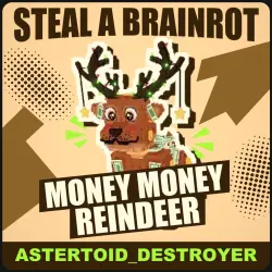 Money Money Reindeer Secret [любая мутация] — Steal a Brain… — Roblox, лот №214181
