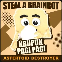 Krupuk Pagi Pagi Brainrot God [любая мутация] — Steal a Bra… — Roblox, лот №214207