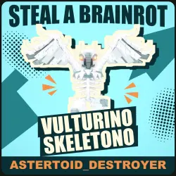 Vulturino Skeletono Secret [любая мутация] — Steal a Brainr… — Roblox, лот №214253
